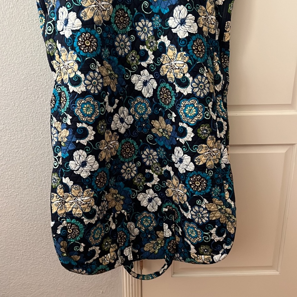 Vera Bradley Mod Floral Blue Garment Bag Lrg Lightweight Cotton Travel Accessory - Picture 6 of 16